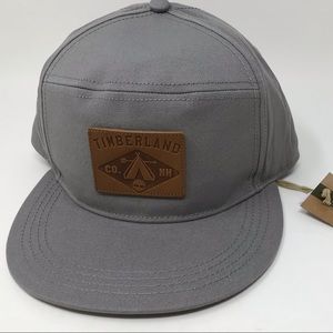 TIMBERLAND Men's Plumb Island 5-Panel Hat- Gray